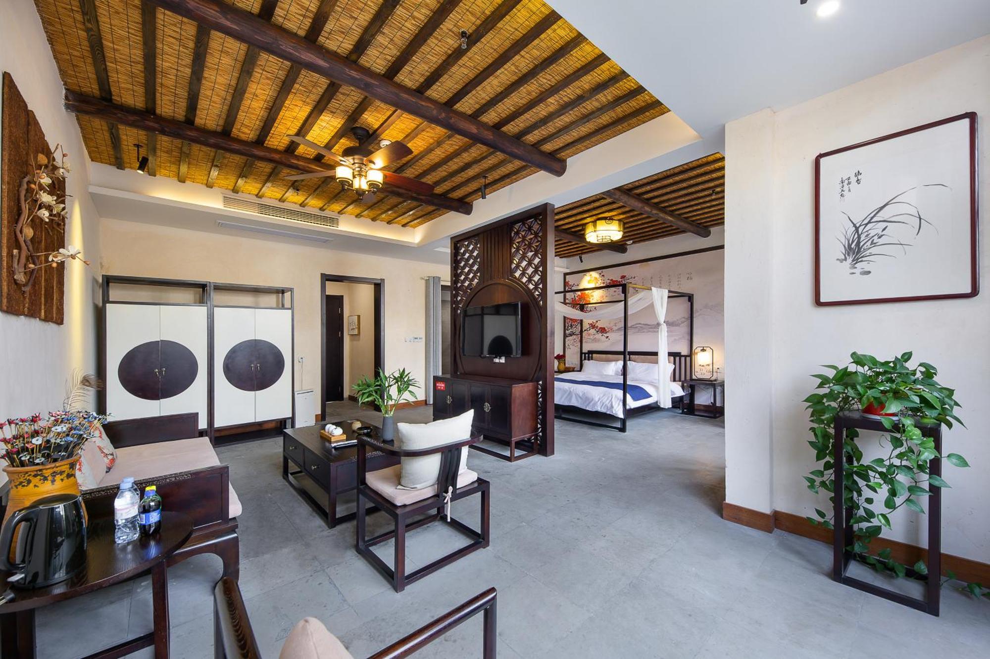 Tingjian Musu Private Soup Design Homestay - South Gate Of Wuzhen Xizha Scenic Area Tongxiang Bagian luar foto