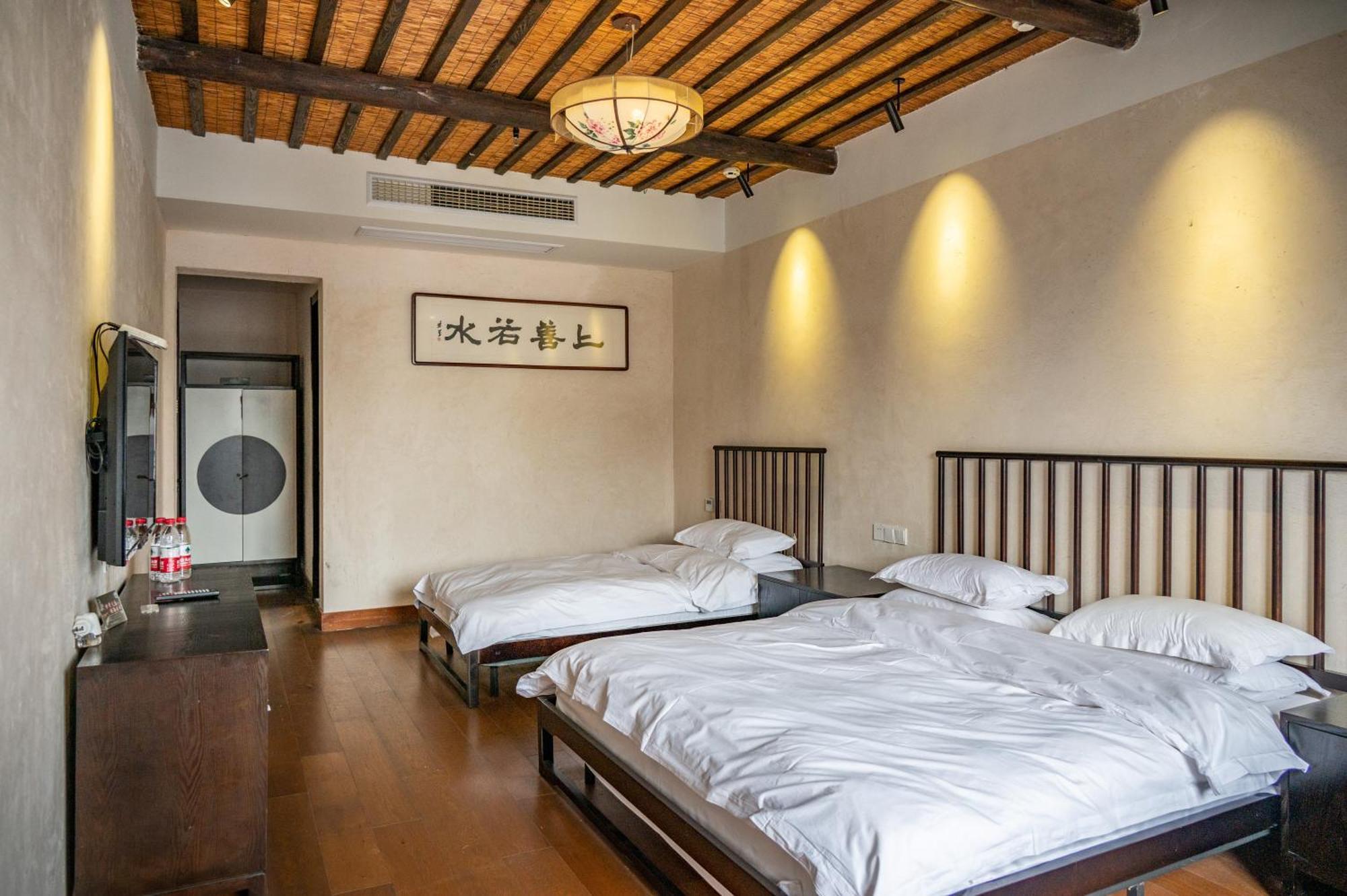 Tingjian Musu Private Soup Design Homestay - South Gate Of Wuzhen Xizha Scenic Area Tongxiang Bagian luar foto