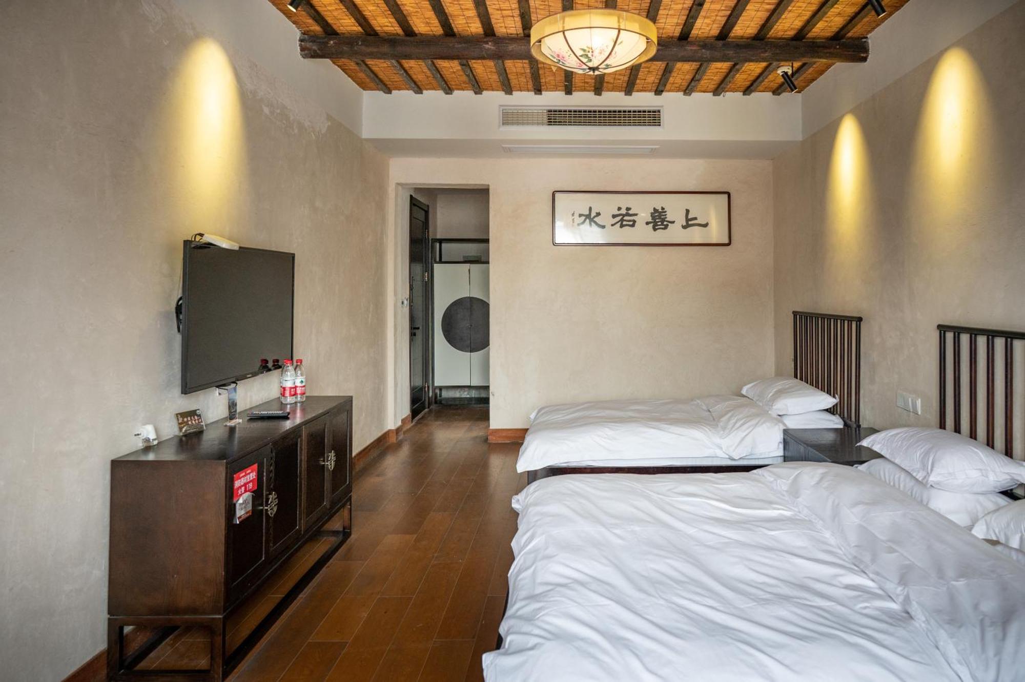 Tingjian Musu Private Soup Design Homestay - South Gate Of Wuzhen Xizha Scenic Area Tongxiang Bagian luar foto